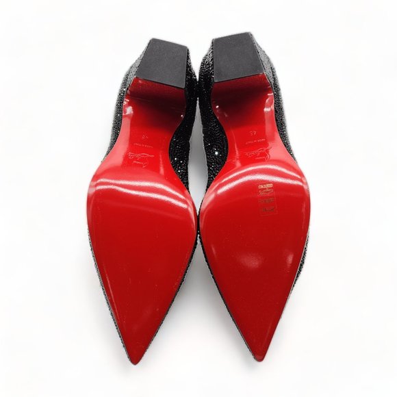 Christian Louboutin Aiglissima 80 Leather Ankle Boots - Picture 8 of 10